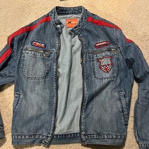 Thrifted jean jacket